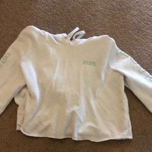 VS PINK CROPPED HODDIE